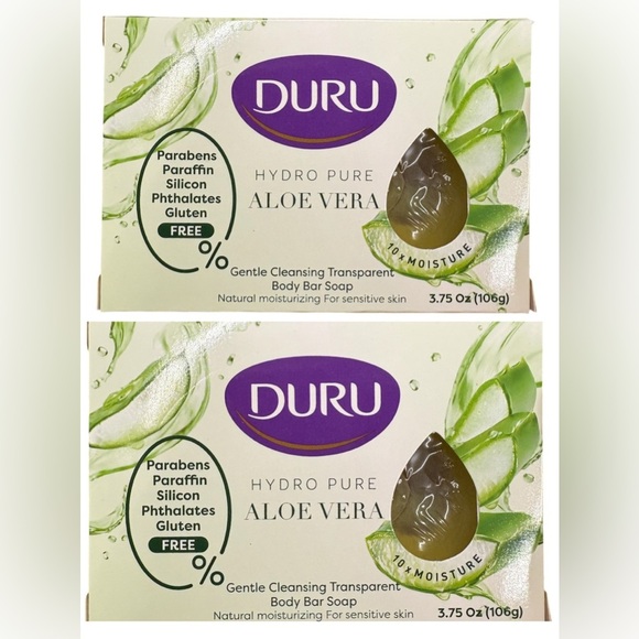 DURU Other - DURU Aloe Vera Body Bar Soap - Green 2 bars